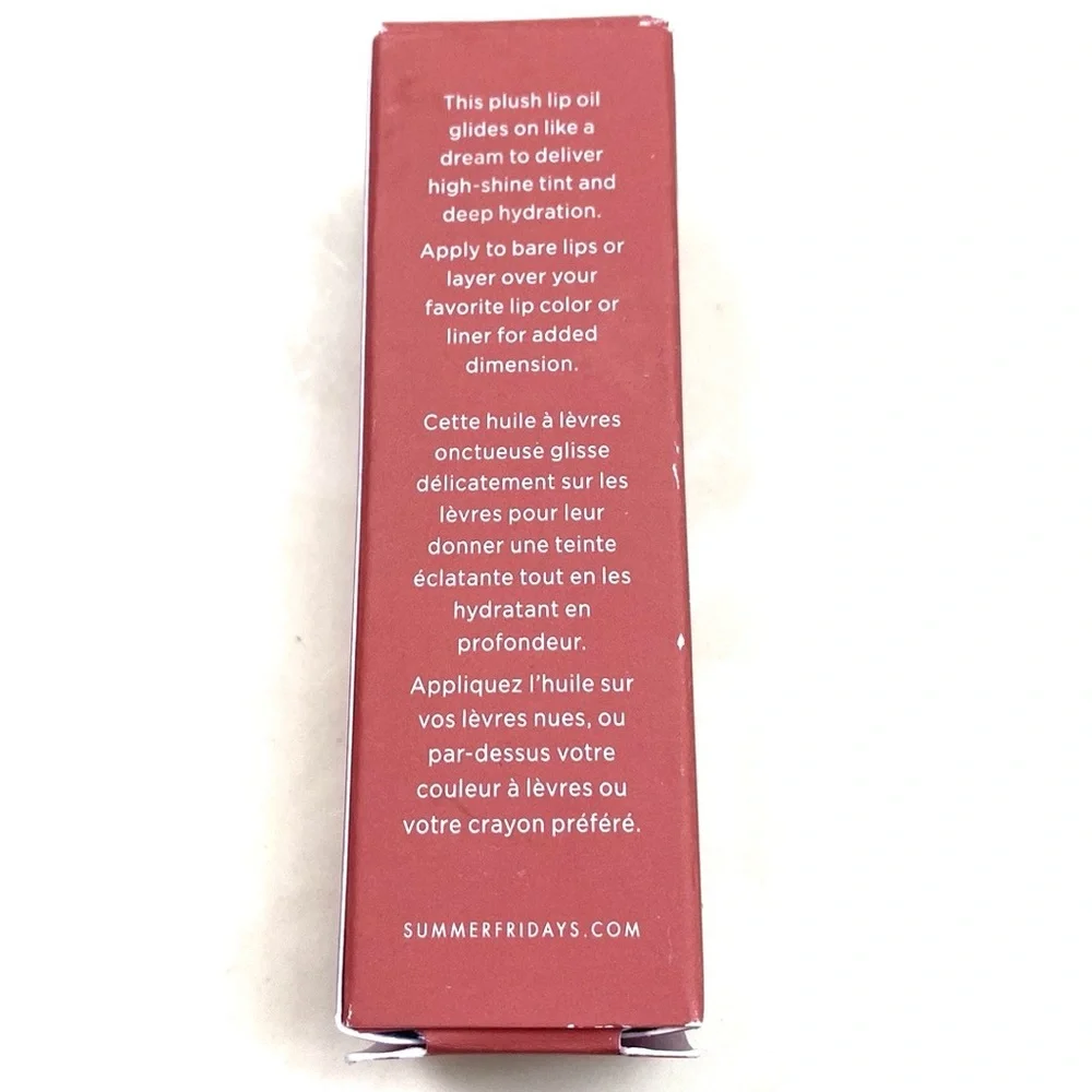 Summer‎ Fridays Dream Lip Oil for Moisturizing Sheer Coverage in Soft Mauve, NIB